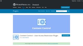 
                            2. Content Control – User Access Restriction Plugin | WordPress.org