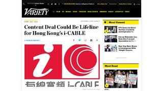 
                            10. Content Deal Could Be Lifeline for Hong Kong's i-CABLE – Variety