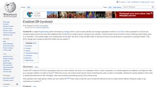
                            5. Content ID (algorithm) - Wikipedia