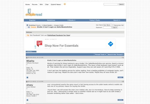 
                            10. Content Kindle 3 Can't Login on SafariBooksOnline - MobileRead Forums
