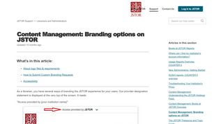 
                            3. Content Management: Branding options on JSTOR – JSTOR Support ...