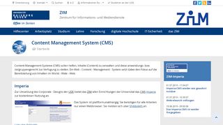
                            9. Content Management System (cms) - an der Universität Duisburg-Essen