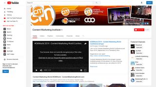 
                            8. Content Marketing Institute - YouTube