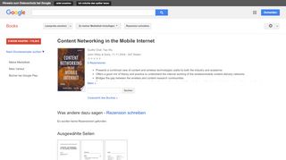 
                            6. Content Networking in the Mobile Internet