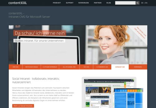 
                            6. contentXXL - .NET CMS für Website, Extra- und Intranet