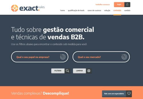 
                            4. Conteúdos Exclusivos sobre Vendas | Exact Sales