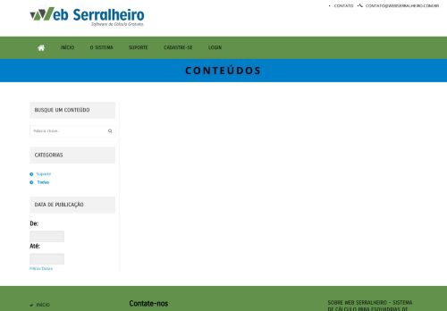 
                            3. Conteúdos | Web Serralheiro - Sistema de Cálculo para Esquadrias ...