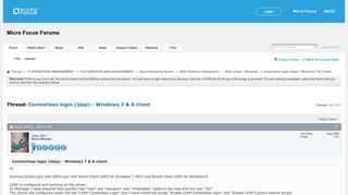 
                            2. Contextless login (ldap) - Windows 7 & 8 client - The Novell Forums