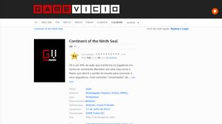 
                            8. Continent of the Ninth Seal - GameVicio