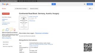 
                            9. Continental Road Book: Germany, Austria, Hungary