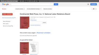 
                            11. Continental Web Press, Inc. V. National Labor Relations Board