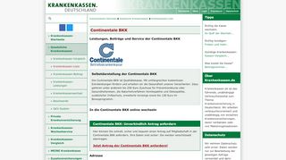 
                            10. Continentale BKK - Krankenkassen.de