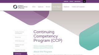 
                            7. Continuing Competency Program (CCP) | College of Registered ...