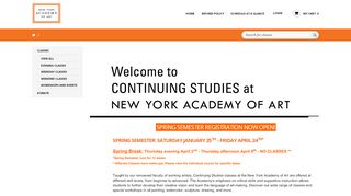 
                            5. Continuing Studies at the New York Academy of Art - Online Registration