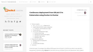 
                            12. Continuous deployment from GitLab CI to Kubernetes using Docker-in ...