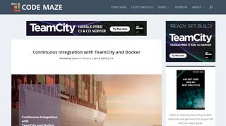 
                            5. Continuous Integration with TeamCity and Docker - Code Maze