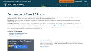 
                            11. Continuum of Care 2.0 Prezis - HUD Exchange