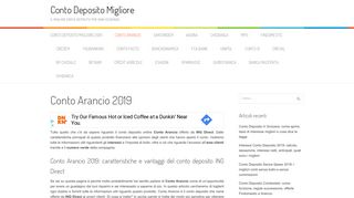 
                            9. Conto Arancio: opinioni 2019 e interessi | Conto Deposito Migliore