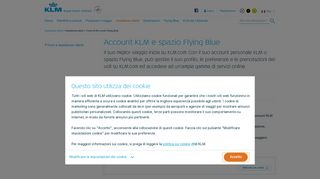 
                            5. Conto KLM e conto Flying Blue - KLM.com