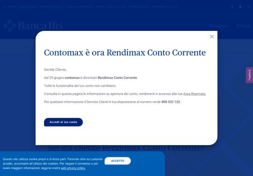 
                            1. contomax: Il conto corrente ad alto rendimento di Banca IFIS