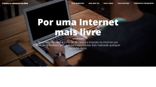 
                            8. Contra a censura na Net