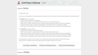 
                            5. Contra Cheque On-line
