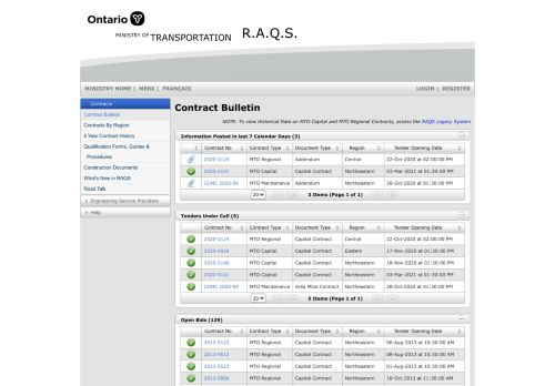 
                            3. Contract Bulletin - Raqs/Merx