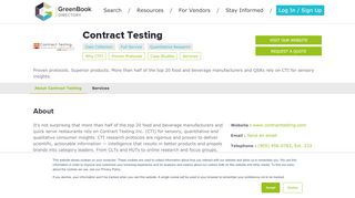 
                            10. Contract Testing - Data Collection / Field Services,Full Service Market ...