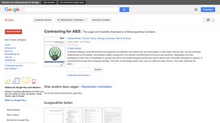 
                            9. Contracting for ABS: The Legal and Scientific Implications of ...