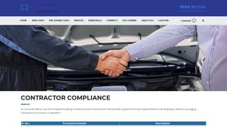 
                            8. Contractor Compliance – Concorde Motors