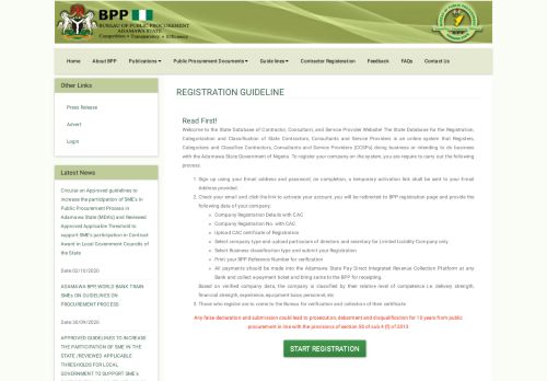 
                            8. Contractor Registeration - BPP