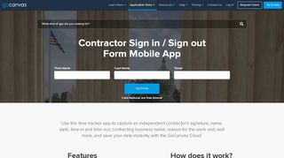 
                            1. Contractor Sign in / Sign out Form Form Mobile App - iPhone, iPad ...