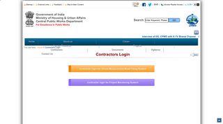 
                            6. Contractors Login | Central Public Works Department ... - Cpwd