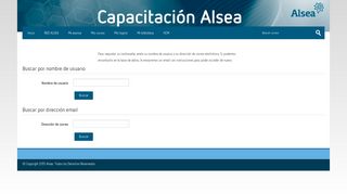 
                            1. Contraseña olvidada - Alsea