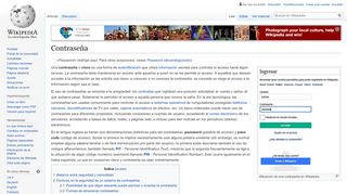 
                            5. Contraseña - Wikipedia, la enciclopedia libre