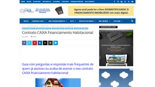 
                            12. Contrato CAIXA Financiamento Habitacional - Click Habitação