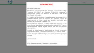 
                            9. CONTRIBUINTE - SIGISS - prefeitura - gov. valadares