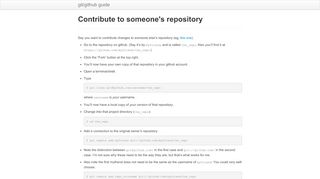 
                            9. Contribute to someone's repository - Karl Broman