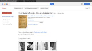 
                            7. Contributions from the Mineralogic Laboratory