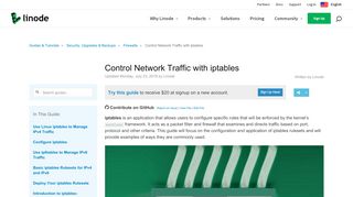 
                            9. Control Network Traffic with iptables - Linode