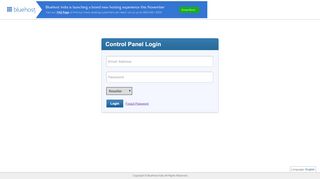 
                            2. Control Panel Login - BlueHost