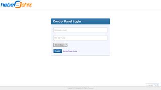 
                            4. Control Panel Login - Heberjahiz