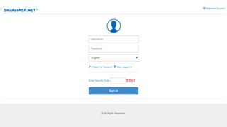 
                            9. Control Panel Login - SmarterASP.net