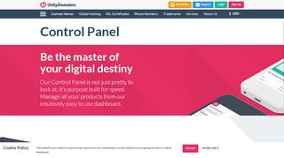 
                            8. Control Panel - OnlyDomains