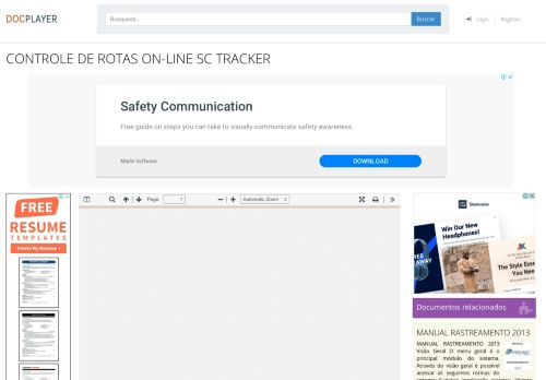 
                            7. CONTROLE DE ROTAS ON-LINE SC TRACKER - PDF