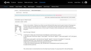 
                            6. Controller input in Steam build - Unity Forum