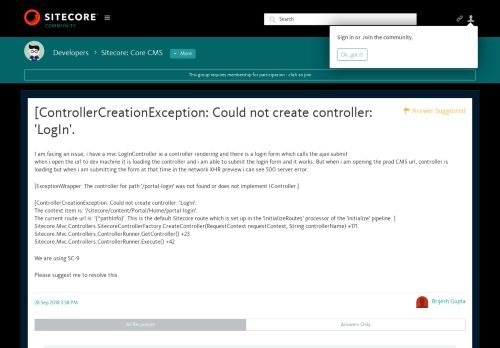
                            8. [ControllerCreationException: Could not create controller: 'LogIn ...