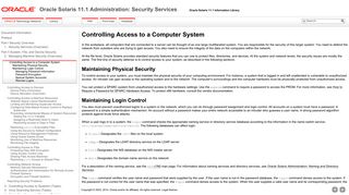 
                            3. Controlling Access to a Computer System - Oracle Solaris 11.1 ...