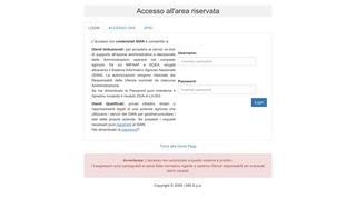 
                            5. Controllo Accessi Sian (Login)