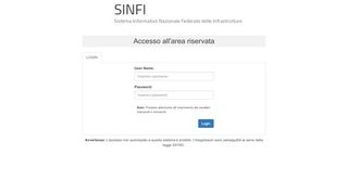 
                            8. Controllo Accessi SINFI (Login)